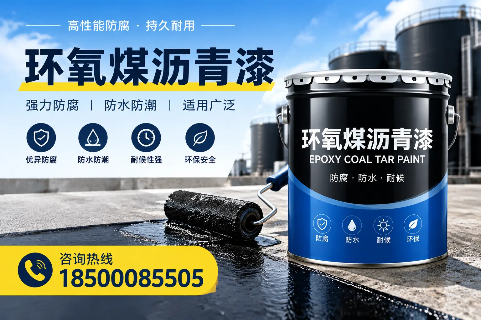 选择环氧煤沥青漆的五大理由，汉中客户必知